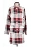 Maurices 100% Polyester Plaid Red Coat Size L - photo 1