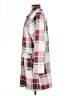 Maurices 100% Polyester Plaid Red Coat Size L - photo 5