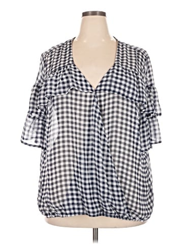 Lily White Short Sleeve Blouse (view 1)