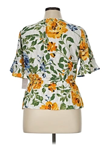 LC Lauren Conrad Short Sleeve Blouse (view 2)