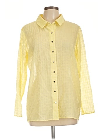 Calvin Klein Long Sleeve Blouse (view 1)