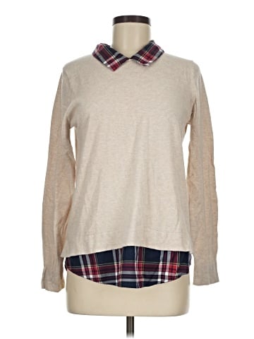 J.Crew Factory Store Long Sleeve Blouse (view 1)