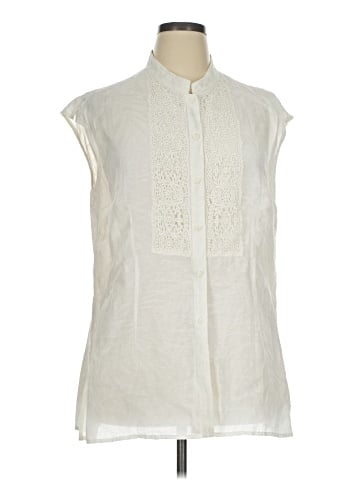 Coldwater Creek Sleeveless Button-Down Shirt (view 1)