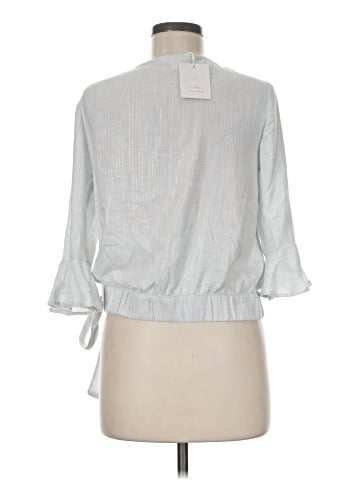LC Lauren Conrad 3/4 Sleeve Blouse (view 2)