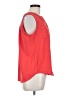 Notations 100% Polyester Red Sleeveless Blouse Size L - photo 4