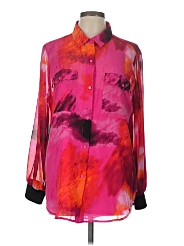 DKNY Long Sleeve Blouse (view 1)