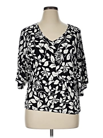 INC International Concepts 3/4 Sleeve Blouse (view 1)