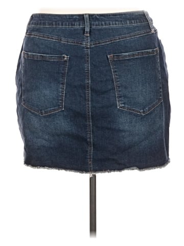 Meri Skye Denim Skirt (view 2)