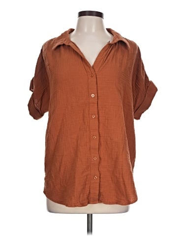 Caslon Short Sleeve Blouse (view 1)