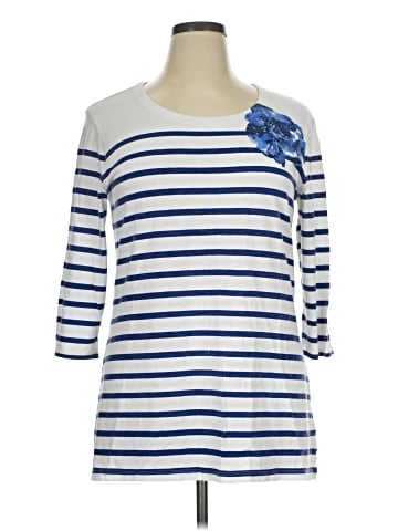 Coldwater Creek 3/4 Sleeve Top (view 1)