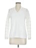 Talbots White Pullover Sweater Size Med Petite - photo 1