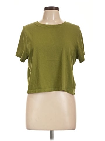 Madewell Softfade Cotton Boxy-Crop Tee (view 1)
