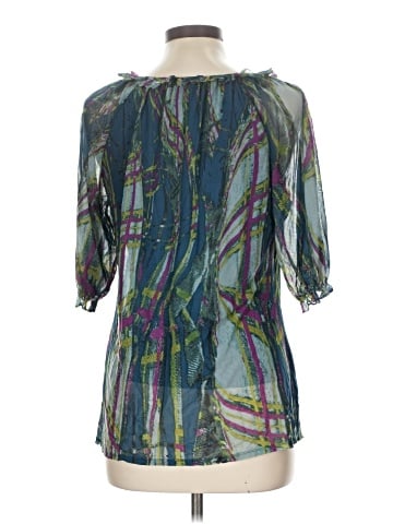 August Silk 3/4 Sleeve Blouse (view 2)