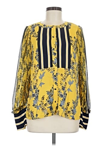 BCBGMAXAZRIA Long Sleeve Blouse (view 1)