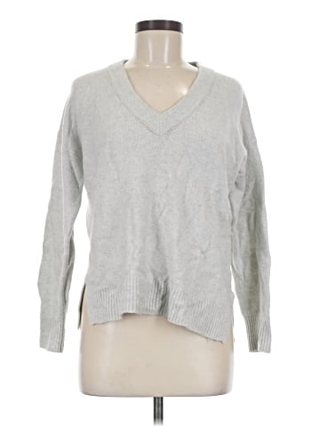 Madewell Bartlett V-Neck Pullover Sweater in Coziest Yarn (view 1)