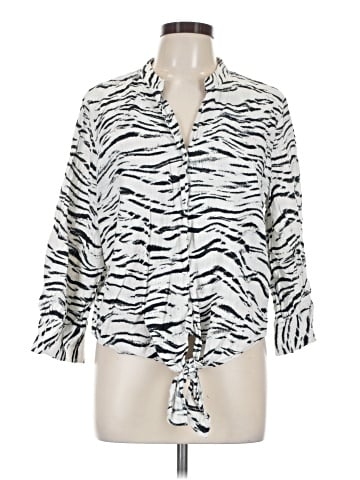 INC International Concepts 3/4 Sleeve Blouse (view 1)