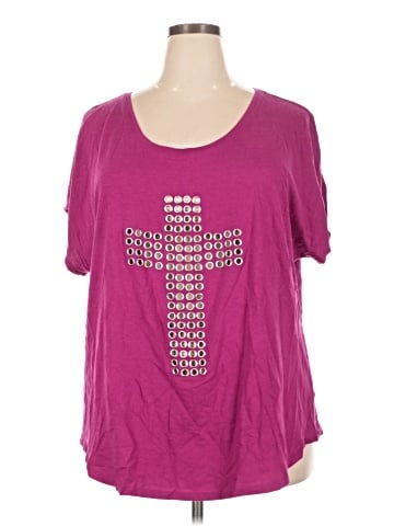 Lane Bryant Short Sleeve Top (view 1)