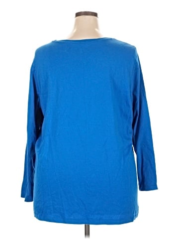 Woman Within 3/4 Sleeve T-Shirt (view 2)