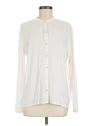Eileen Fisher Long Sleeve Polo (view 1)