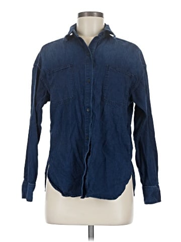 Vince. Long Sleeve Button-Down Shirt (view 1)