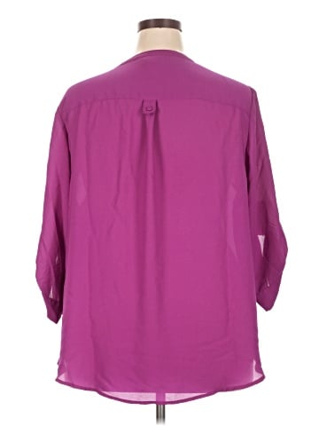 Torrid 3/4 Sleeve Blouse (view 2)