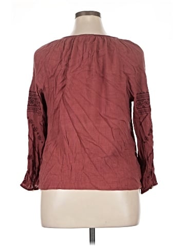 Lucky Brand 3/4 Sleeve Blouse (view 2)