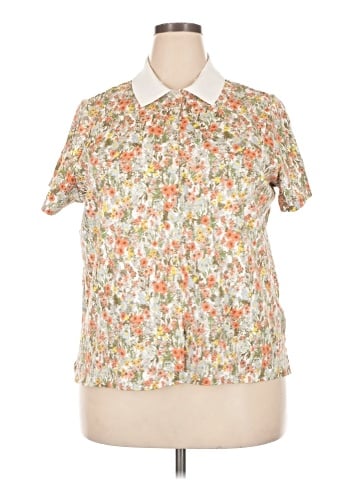 Lands' End Short Sleeve Blouse (view 1)