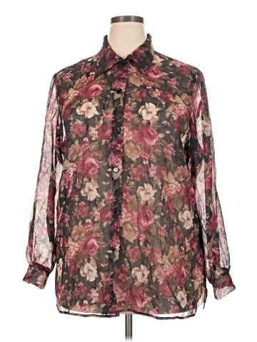 Anne Charles Long Sleeve Blouse (view 1)