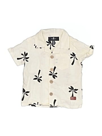 7 For All Mankind Short Sleeve Button-Down Shirt (view 1)