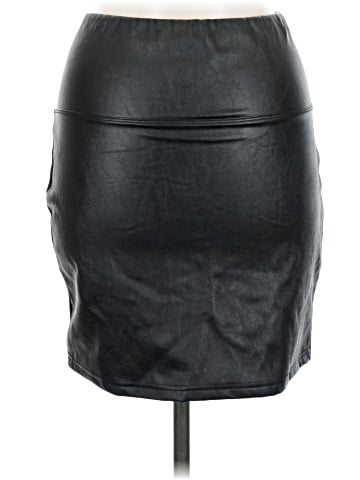 Love, Fire Faux Leather Skirt (view 2)
