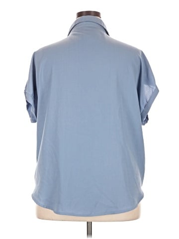 Shein Curve Short Sleeve Polo (view 2)