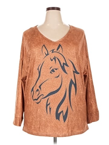 Unbranded 3/4 Sleeve Top (view 1)
