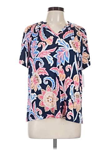 Croft & Barrow Short Sleeve Blouse (view 1)