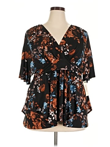 Kiyonna Short Sleeve Blouse (view 1)
