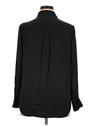 Quince Long Sleeve Silk Top (view 2)