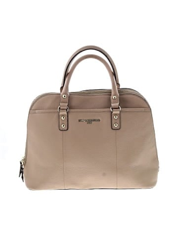 Karl Lagerfeld Paris Leather Satchel (view 1)