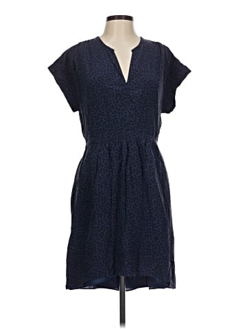 Madewell Silk Fable Dress in Leaf Shade (view 1)