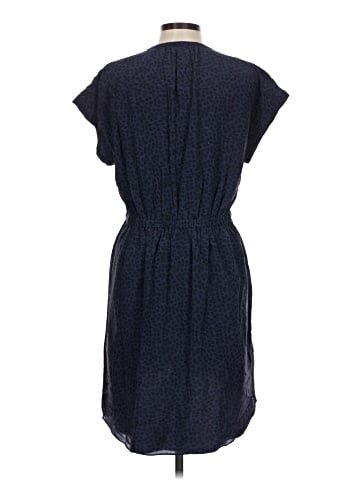 Madewell Silk Fable Dress in Leaf Shade (view 2)