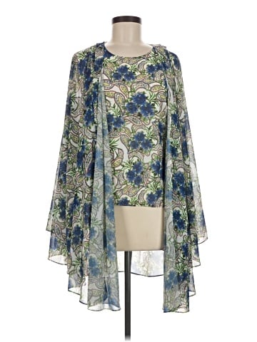Badgley Mischka Long Sleeve Blouse (view 1)