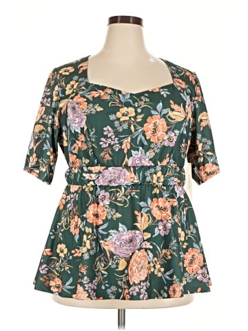 Kiyonna Short Sleeve Blouse (view 1)
