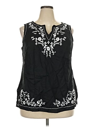 Carole Little Sleeveless Blouse (view 1)