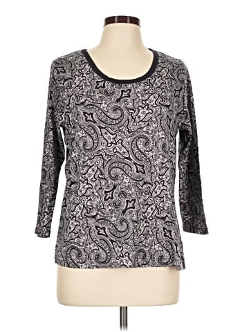 Lands' End 3/4 Sleeve T-Shirt (view 1)