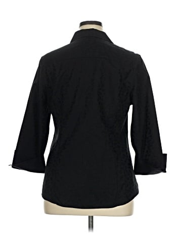 Investments 3/4 Sleeve Button-Down Shirt (view 2)