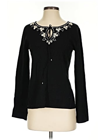 Cable & Gauge Long Sleeve Blouse (view 1)