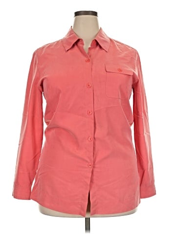 Norton McNaughton 3/4 Sleeve Button-Down Shirt (view 1)