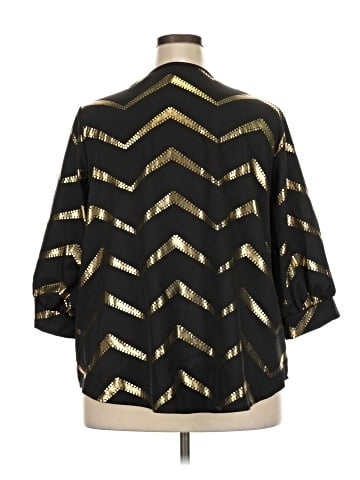 Shein Curve 3/4 Sleeve Blouse (view 2)