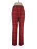 J.Crew Plaid Red Wool Pants Size 12 - photo 2
