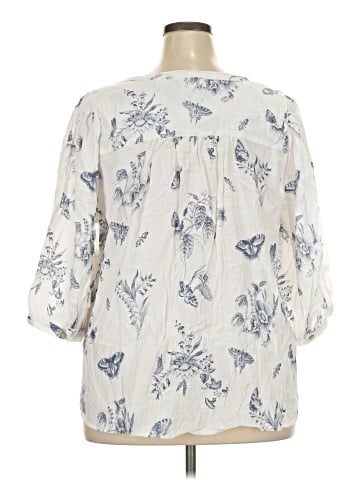 Jane and Delancey 3/4 Sleeve Blouse (view 2)