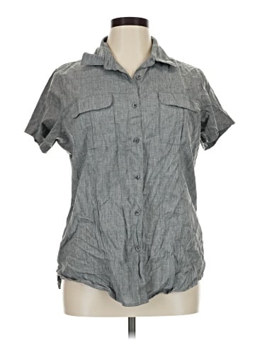 Magellan Outdoors Short Sleeve Blouse (view 1)