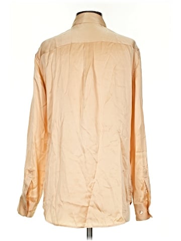 Equipment Long Sleeve Silk Top (view 2)